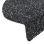 Alfombrilla de escaleras 15 uds tela punzonada negro 56x17x3 cm de vidaXL, Alfombrillas para escalones - Ref: Foro24-132692, ...