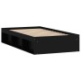 Estructura de cama negra 90x190 cm de , Camas y somieres - Ref: Foro24-3203839, Precio: 145,93 €, Descuento: %