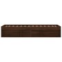 Estructura de cama roble marrón 75x190 cm de , Camas y somieres - Ref: Foro24-3203851, Precio: 113,09 €, Descuento: %
