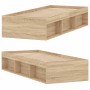 Estructura de cama roble Sonoma 75x190 cm de , Camas y somieres - Ref: Foro24-3203847, Precio: 103,78 €, Descuento: %