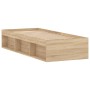 Estructura de cama roble Sonoma 75x190 cm de , Camas y somieres - Ref: Foro24-3203847, Precio: 103,78 €, Descuento: %
