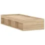 Estructura de cama roble Sonoma 75x190 cm de , Camas y somieres - Ref: Foro24-3203847, Precio: 100,64 €, Descuento: %