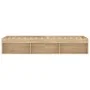 Estructura de cama roble Sonoma 75x190 cm de , Camas y somieres - Ref: Foro24-3203847, Precio: 100,64 €, Descuento: %