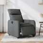Sillón reclinable eléctrico de tela gris oscuro en Sillones | Comprar online en Foru.es