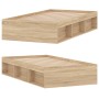 Estructura de cama roble Sonoma 90x200 cm de , Camas y somieres - Ref: Foro24-3203826, Precio: 110,58 €, Descuento: %