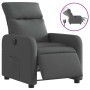 Sillón reclinable eléctrico de tela gris oscuro en Sillones | Comprar online en Foru.es