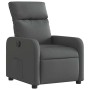 Sillón reclinable eléctrico de tela gris oscuro en Sillones | Comprar online en Foru.es