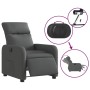 Sillón reclinable eléctrico de tela gris oscuro en Sillones | Comprar online en Foru.es