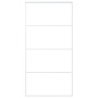 Puerta corredera ESG vidrio y aluminio blanca 102,5x205 cm de , Puertas para el hogar - Ref: Foro24-151665, Precio: 180,59 €,...