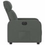 Sillón reclinable eléctrico de tela gris oscuro en Sillones | Comprar online en Foru.es