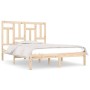 Estructura de cama de madera maciza de pino 160x200 cm de , Camas y somieres - Ref: Foro24-3104553, Precio: 130,20 €, Descuen...