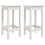 Taburetes altos 2 uds madera maciza de pino blanco 40x40x78 cm de , Sillas de comedor - Ref: Foro24-822138, Precio: 120,76 €,...