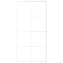 Puerta corredera ESG vidrio y aluminio blanca 102,5x205 cm de , Puertas para el hogar - Ref: Foro24-151677, Precio: 184,10 €,...