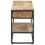 Mueble para TV de madera maciza de mango rugosa 130x30x45 cm de , Muebles TV - Ref: Foro24-321623, Precio: 150,94 €, Descuent...