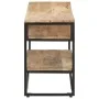 Mueble para TV de madera maciza de mango rugosa 130x30x45 cm de , Muebles TV - Ref: Foro24-321623, Precio: 148,43 €, Descuent...