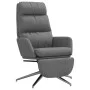 Sillón de relax con reposapiés tela gris claro de , Sillones - Ref: Foro24-3097524, Precio: 133,98 €, Descuento: %