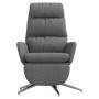 Sillón de relax con reposapiés tela gris claro de , Sillones - Ref: Foro24-3097524, Precio: 136,10 €, Descuento: %