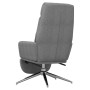 Sillón de relax con reposapiés tela gris claro de , Sillones - Ref: Foro24-3097524, Precio: 136,10 €, Descuento: %