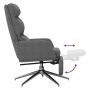 Sillón de relax con reposapiés tela gris claro de , Sillones - Ref: Foro24-3097524, Precio: 136,10 €, Descuento: %