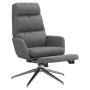 Sillón de relax con reposapiés tela gris claro de , Sillones - Ref: Foro24-3097524, Precio: 136,10 €, Descuento: %