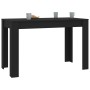 Mesa de comedor de madera contrachapada negro 120x60x76 cm de , Mesas de cocina y de comedor - Ref: Foro24-800433, Precio: 75...