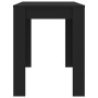 Mesa de comedor de madera contrachapada negro 120x60x76 cm de , Mesas de cocina y de comedor - Ref: Foro24-800433, Precio: 75...