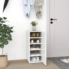 Mueble zapatero de aglomerado blanco 32x35x70 cm de , Zapateros y organizadores de calzado - Ref: Foro24-808954, Precio: 63,0...