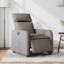 Sillón reclinable eléctrico tela gris taupé en Sillones | Comprar online en Foru.es