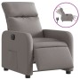Sillón reclinable eléctrico tela gris taupé en Sillones | Comprar online en Foru.es