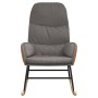 Silla mecedora de tela gris claro de , Mecedoras - Ref: Foro24-341042, Precio: 121,38 €, Descuento: %