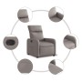 Sillón reclinable eléctrico tela gris taupé en Sillones | Comprar online en Foru.es