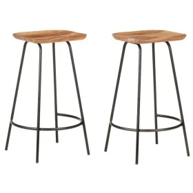 Taburetes de cocina 2 unidades madera maciza de acacia de , Taburetes de cocina - Ref: Foro24-320651, Precio: 170,48 €, Descu...