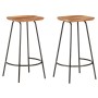 Taburetes de cocina 2 unidades madera maciza de acacia de , Taburetes de cocina - Ref: Foro24-320651, Precio: 173,44 €, Descu...