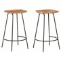 Taburetes de cocina 2 unidades madera maciza de acacia de , Taburetes de cocina - Ref: Foro24-320651, Precio: 170,48 €, Descu...