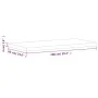 Tablero rectangular de madera maciza de haya 100x60x4 cm de , Tableros para mesas - Ref: Foro24-3188888, Precio: 143,19 €, De...
