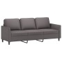 Juego de sofás con cojines 2 piezas cuero sintético gris de , Sofás - Ref: Foro24-3201762, Precio: 458,21 €, Descuento: %