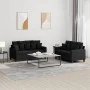 Juego de sofás con cojines 2 piezas tela negro de , Sofás - Ref: Foro24-3201652, Precio: 370,10 €, Descuento: %