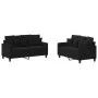 Juego de sofás con cojines 2 piezas tela negro de , Sofás - Ref: Foro24-3201652, Precio: 370,10 €, Descuento: %