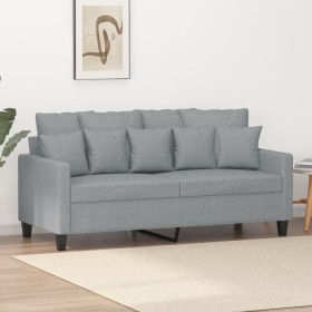 Sofá de 2 plazas de tela gris claro 140 cm de , Sofás - Ref: Foro24-359267, Precio: 211,34 €, Descuento: %