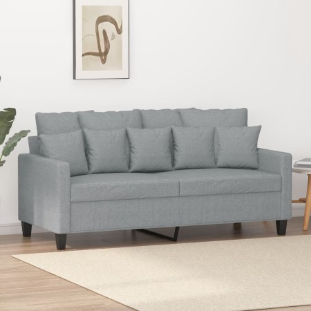 Sofá de 2 plazas de tela gris claro 140 cm de , Sofás - Ref: Foro24-359267, Precio: 211,34 €, Descuento: %