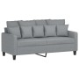 Sofá de 2 plazas de tela gris claro 140 cm de , Sofás - Ref: Foro24-359267, Precio: 211,34 €, Descuento: %