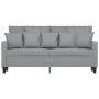 Light gray fabric 2-seater sofa, 140 cm by , Sofas - Ref: Foro24-359267, Price: 208,13 €, Discount: %