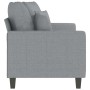 Sofá de 2 plazas de tela gris claro 140 cm de , Sofás - Ref: Foro24-359267, Precio: 211,34 €, Descuento: %