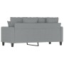 Sofá de 2 plazas de tela gris claro 140 cm de , Sofás - Ref: Foro24-359267, Precio: 211,34 €, Descuento: %