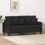 Sofá de 2 plazas de tela negro 140 cm de , Sofás - Ref: Foro24-359271, Precio: 206,28 €, Descuento: %