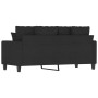 Sofá de 2 plazas de tela negro 140 cm de , Sofás - Ref: Foro24-359271, Precio: 206,28 €, Descuento: %