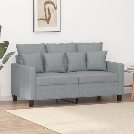 Sofá de 2 plazas de tela gris claro 120 cm de , Sofás - Ref: Foro24-359259, Precio: 242,51 €, Descuento: %