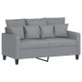 Sofá de 2 plazas de tela gris claro 120 cm de , Sofás - Ref: Foro24-359259, Precio: 233,77 €, Descuento: %