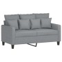 Sofá de 2 plazas de tela gris claro 120 cm de , Sofás - Ref: Foro24-359259, Precio: 242,51 €, Descuento: %