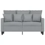 Sofá de 2 plazas de tela gris claro 120 cm de , Sofás - Ref: Foro24-359259, Precio: 233,77 €, Descuento: %